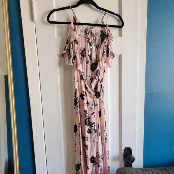 Floral Midi Wrap Dress / Small / Wedding Guest - Picture 2 of 5